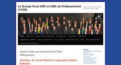 Desktop Screenshot of groupevocalarcenciel.fr